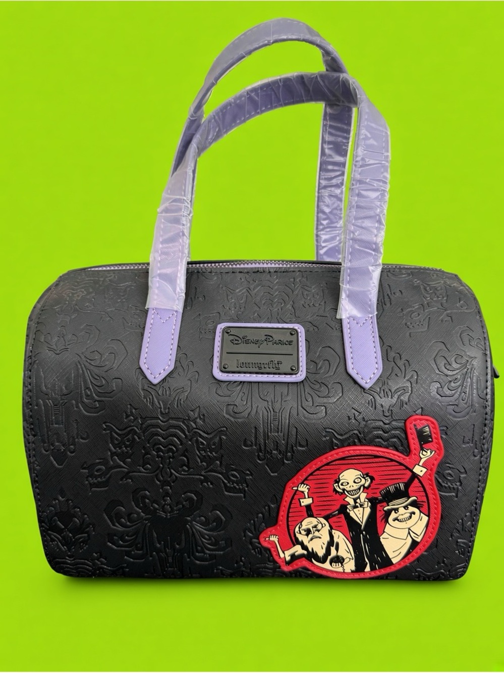 NWT Disney Parks Loungefly Haunted Mansion 50th Anniversary Satchel/Crossbody